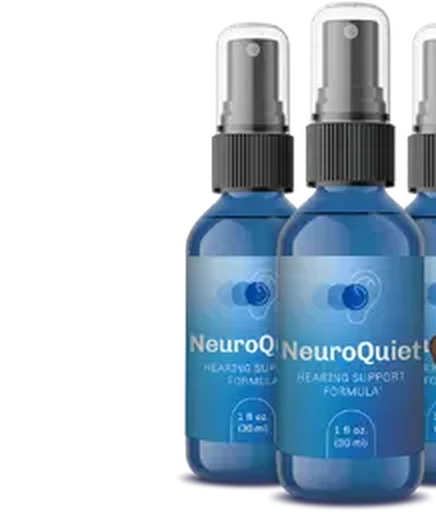 NeuroQuiet hearing and nerve support spray, three-bottle pack